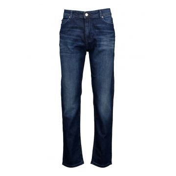 Blugi conici cu 5 buzunare