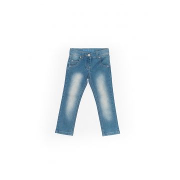 Blugi copii -  cu nasture - 42812 - Albastru -
