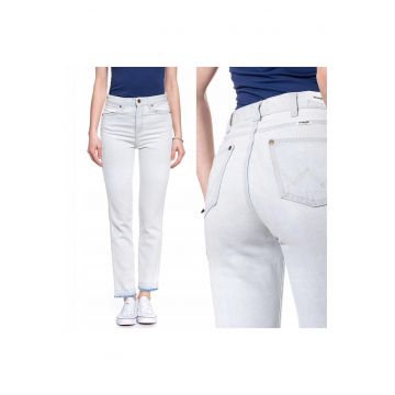 Blugi dama -  Retro Slim - 10596-85 - Bumbac - Lungi - Petite - Denim - W28-L32 US - Alb