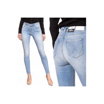 Blugi dama -  Skinny - 10890-184 - Bumbac - Lungi - Petite - Denim - W24-L32 US - Albastru
