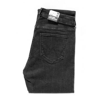 Blugi dama -  Straight - 15817-85 - Bumbac - Lungi - Regular fit - Denim - W28-L32 US - Negru
