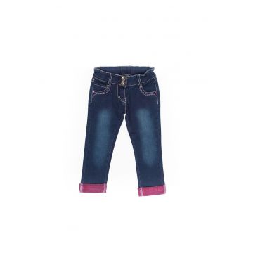 Blugi fetite -  cu strasuri - 20842