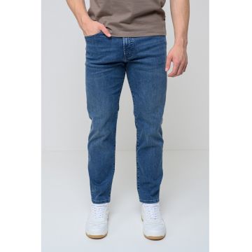 Blugi regular fit cu talie medie
