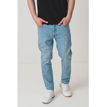 Blugi regular-fit cu talie medie
