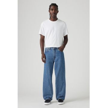 Blugi relaxed fit cu 5 buzumare