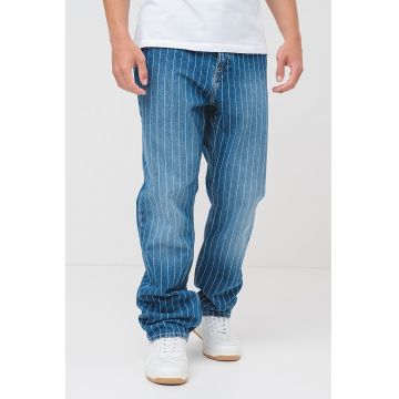 Blugi relaxed fit cu nasturi Nate