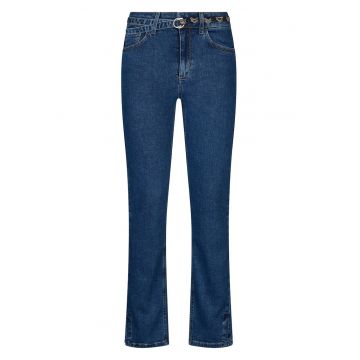 Blugi skinny cu talie inalta
