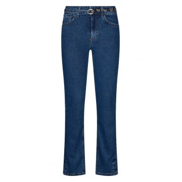 Blugi skinny cu talie inalta