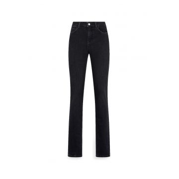 Blugi slim-fit cu talie inalta