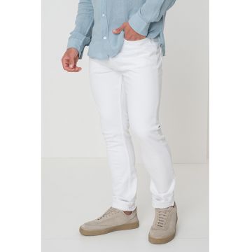 Blugi slim-fit cu talie joasa