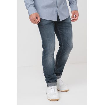Blugi slim fit cu talie medie