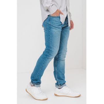 Blugi slim fit cu talie medie Ash