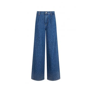 Bluza cu croiala ampla si strasuri