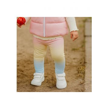 Colanti colorati  - Rainbow - Roz Bleu Alb Galben - pentru fetite