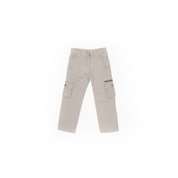 Pantaloni baieti - cu buzunare -  32722-2 - Crem -