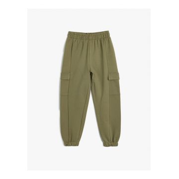 Pantaloni cargo cu buzunare multiple