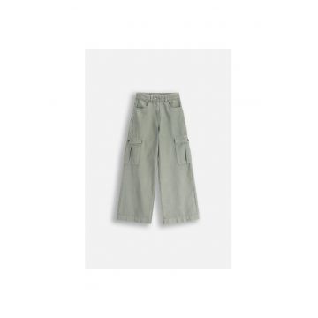 Pantaloni cargo cu croiala ampla