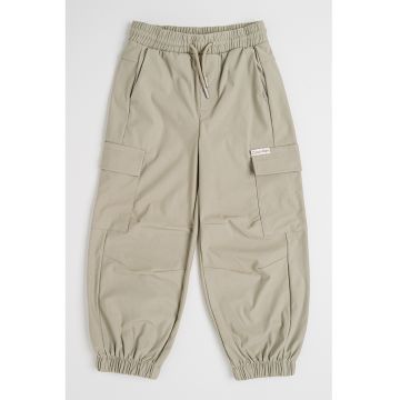 Pantaloni cargo cu talie ajustabila