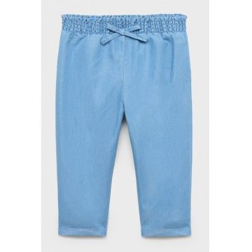 Pantaloni conici cu talie elastica