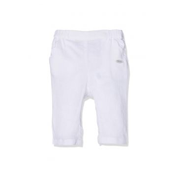 Pantaloni copii -  Alb - In/Bumbac -