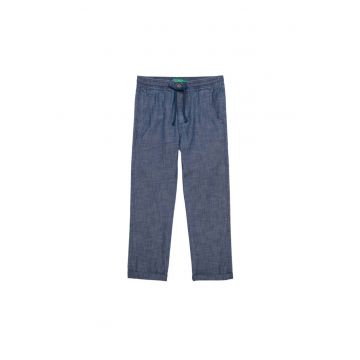 Pantaloni copii -  Albastru - Bumbac -