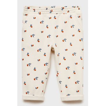 Pantaloni de bumbac cu imprimeu
