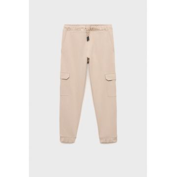 Pantaloni de trening cargo din bumbac