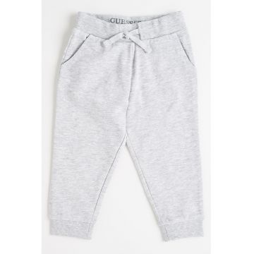 Pantaloni de trening din bumbac cu talie ajustabila