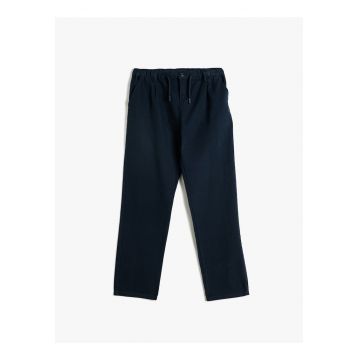 Pantaloni drepti de bumbac