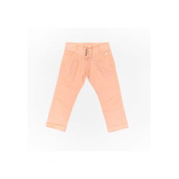 Pantaloni lungi fetite -  din in - 50442-1