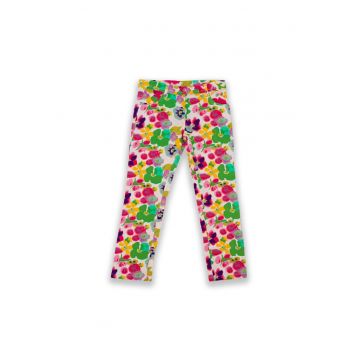 Pantaloni lungi inflorati -  fetite - 36432 - Multicolor -