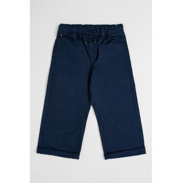 Pantaloni regular fit cu snururi