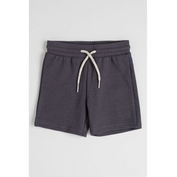 Pantaloni scurti din amestec de bumbac cu snur in talie