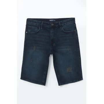 Pantaloni scurti din denim cu croiala regular-fit