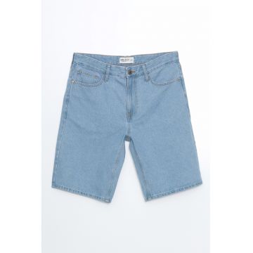 Pantaloni scurti din denim cu talie medie