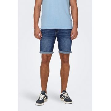 Pantaloni scurti regular-fit din denim
