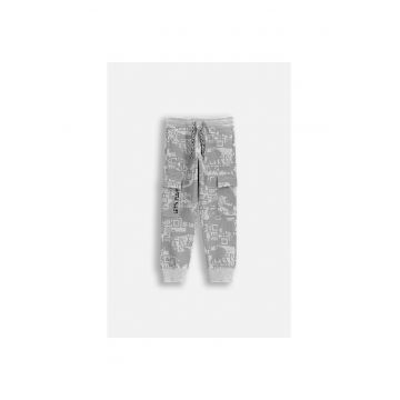 Pantaloni sport cargo - cu imprimeu abstract