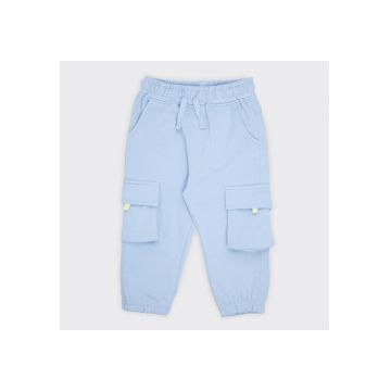 Pantaloni sport cu buzunare la genunchi  - Find The Wave - Blue - pentru baietei
