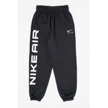 Pantaloni sport din amestec de bumbac cu logo