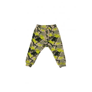 Pantaloni sport  - Dino Jungle - Kaki - pentru baietei