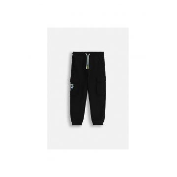 Pantaloni sport slim fit cu talie ajustabila cu snur