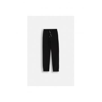 Pantaloni sport uni - cu talie ajustabila cu snur