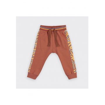 Pantaloni sport  - Wave Crew - Portocaliu cu model - pentru baietei
