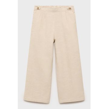 Pantaloni uni de bumbac