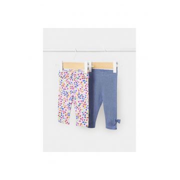 Set 2 perechi pantaloni copii -  29868 - Multicolor - Bumbac