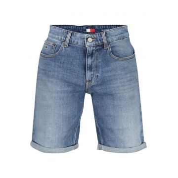 Tommy Jeans Pantaloni scurti de blugi barbati - Scanton - Slim Fit - albastru - W28