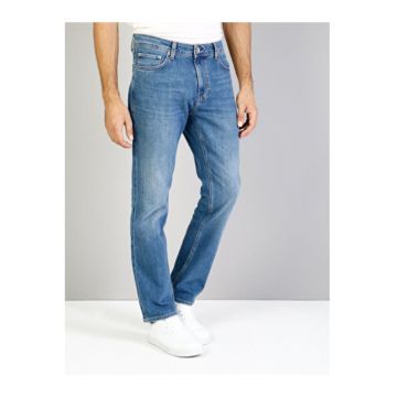 Blugi barbati -  45 Davıd - Talie Medie - Bumbac - Regular fit - Albastru