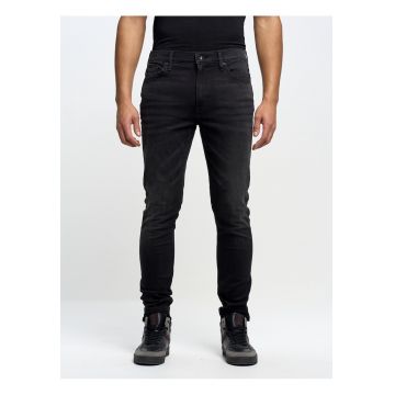 Blugi Carrot Fit Terry 956 - negru - denim - Gri