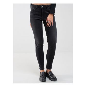 Blugi conici cu talie medie Maggie 992