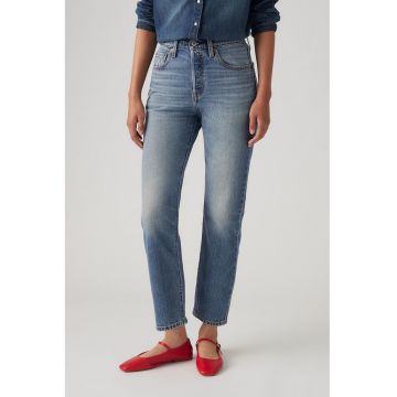 Blugi crop cu croiala dreapta 501®